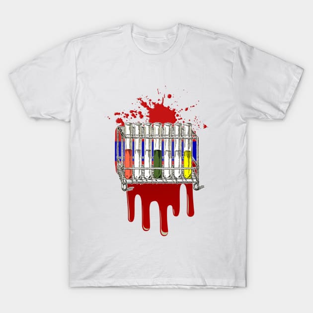 Test tubes T-Shirt by Marccelus